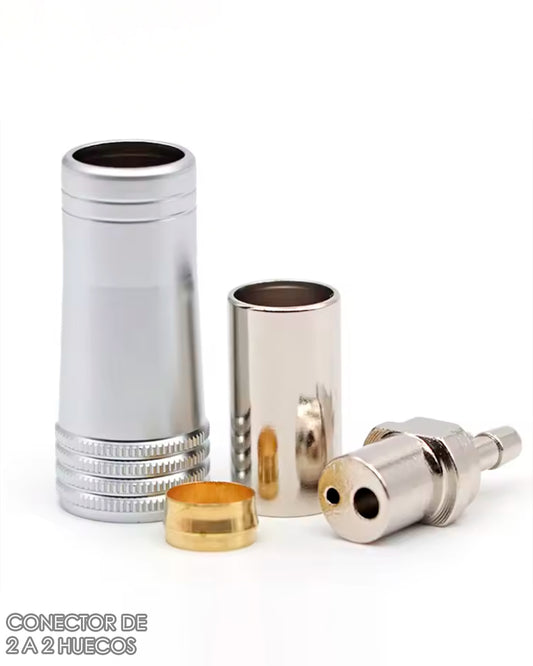 Conector de 2 a 2 Huecos Piezas de Mano