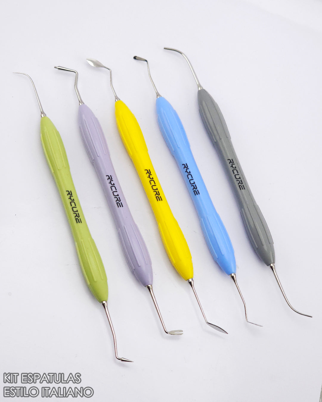 Kit de espátulas de Resina italianas x5 RYCURE