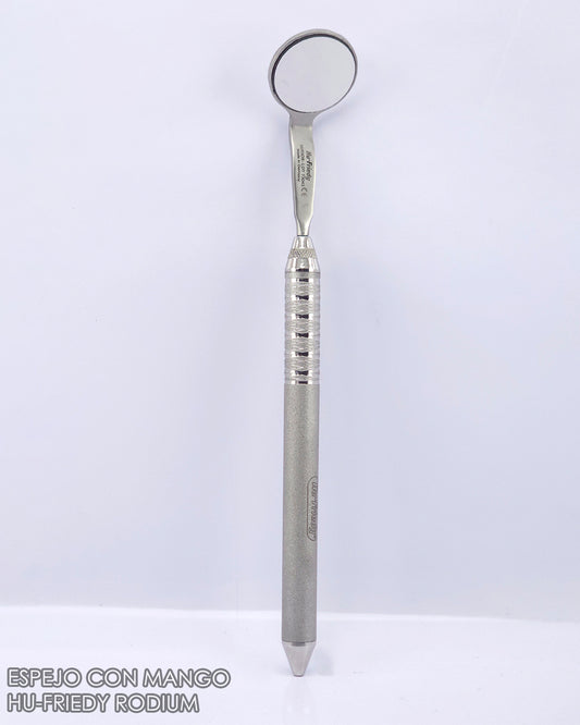 Espejo de Rodio Doble con Mango Hu-friedy