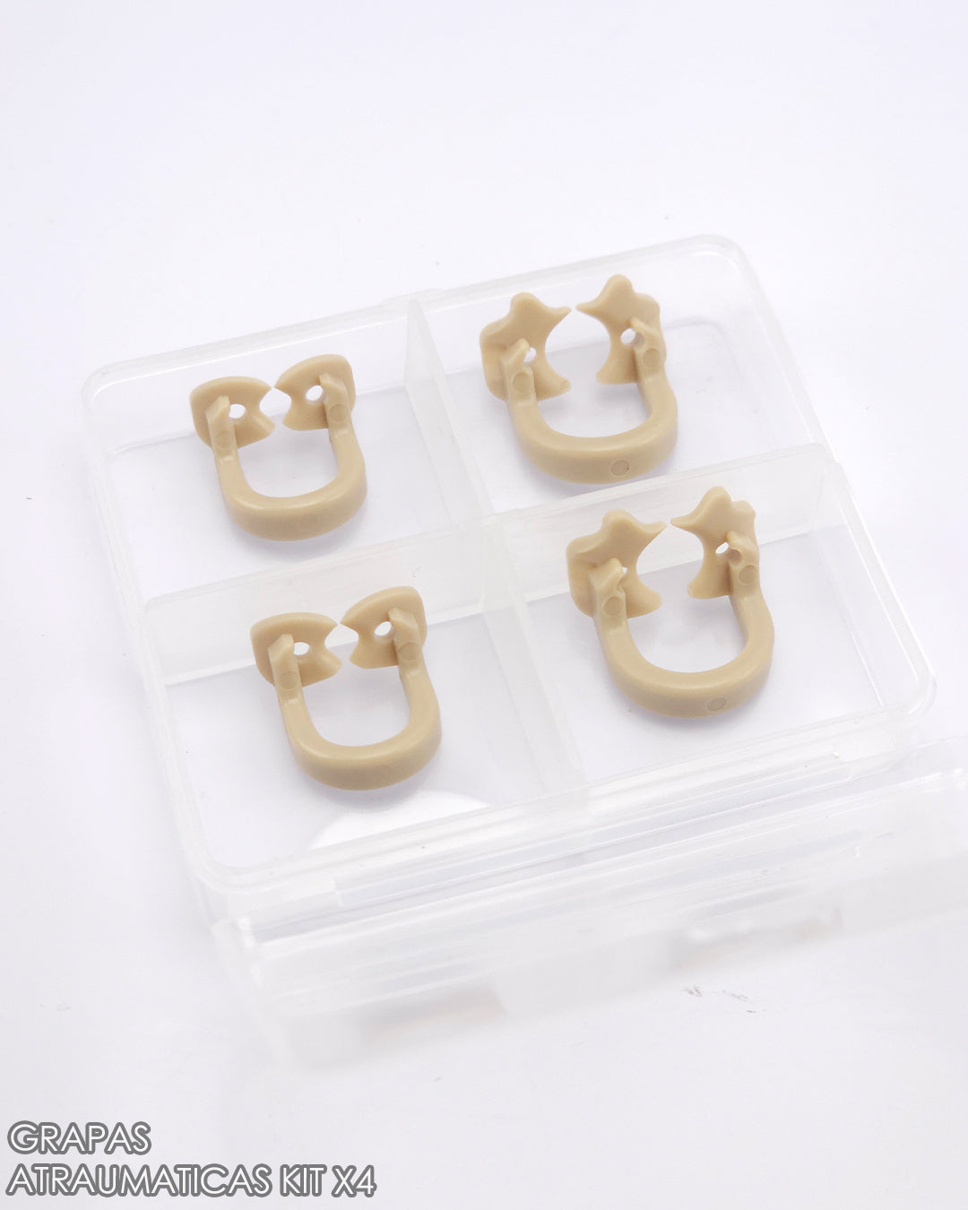 Kit de grapas atraumaticas blandas X4