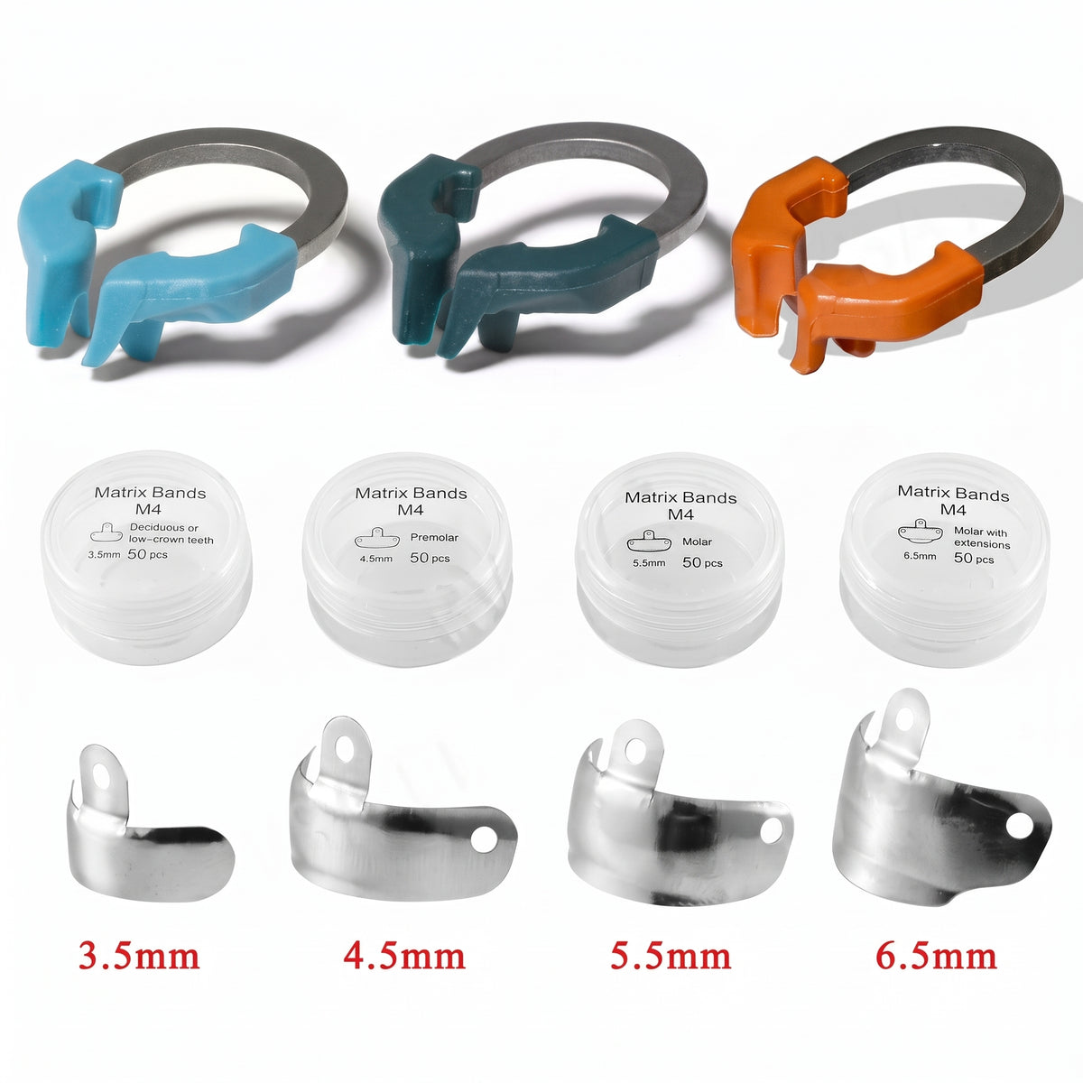 Set de Matrices Tipo Garrison  (anillos de NITI)
