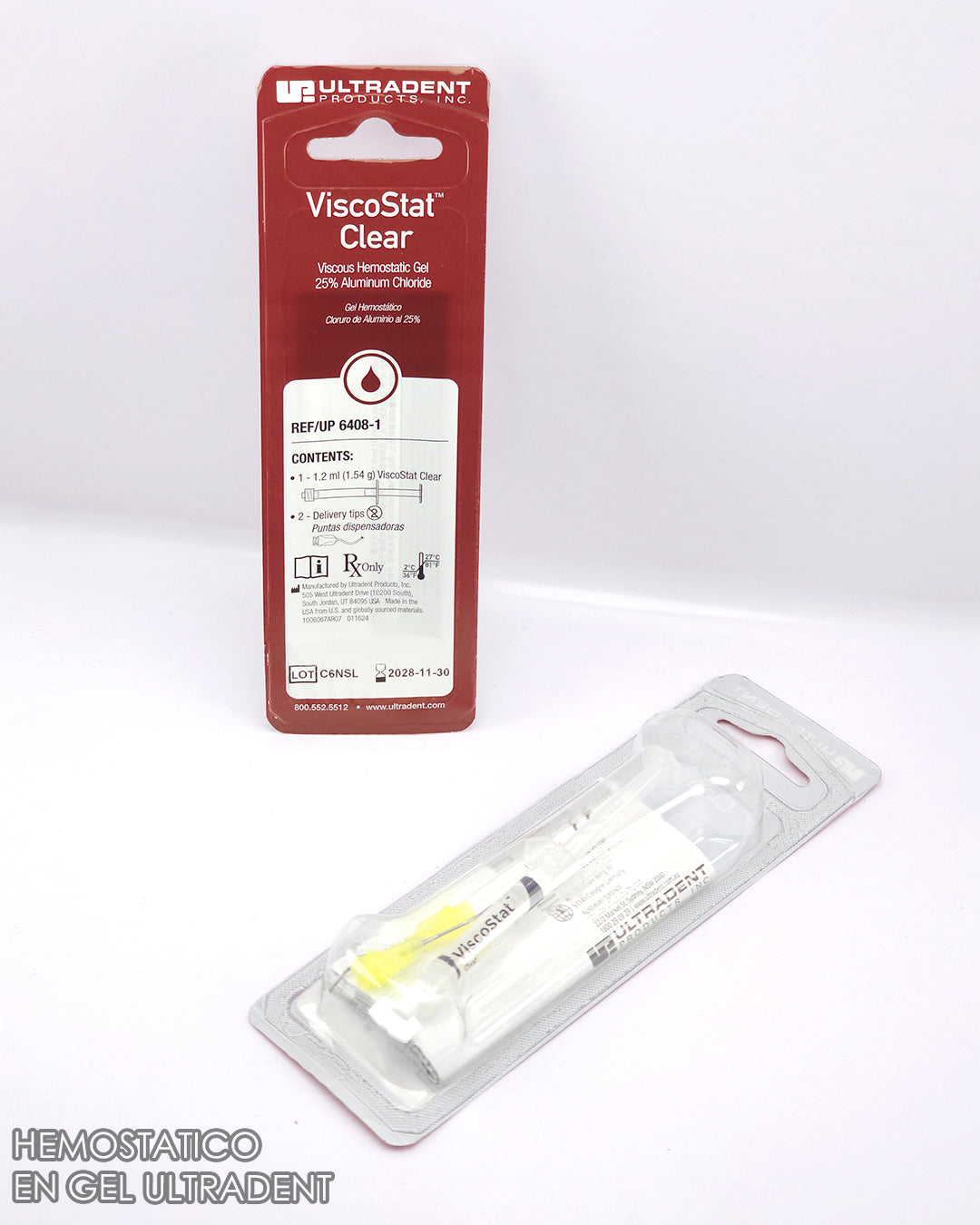 ViscoStat Hemostático en Gel Ultradent (Cloruro de Aluminio al 25%)