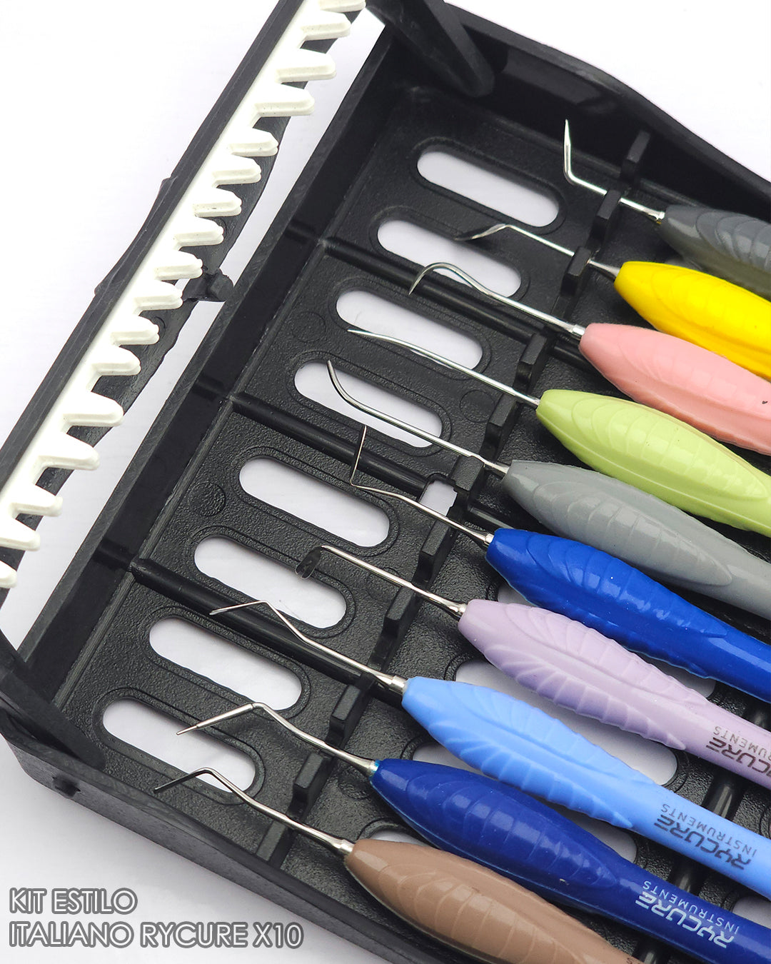 Kit de espátulas de Resina italianas x10 RYCURE