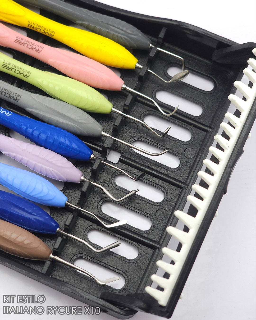 Kit de espátulas de Resina italianas x10 RYCURE
