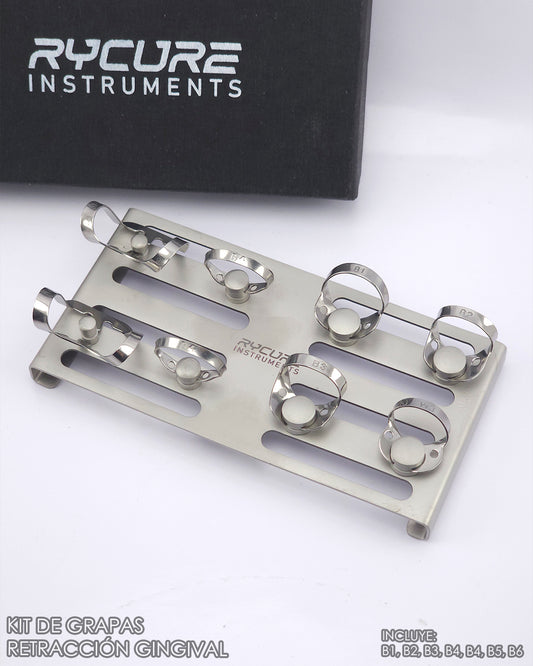 Kit de Grapas X8 RYCURE para Retracción Gingival