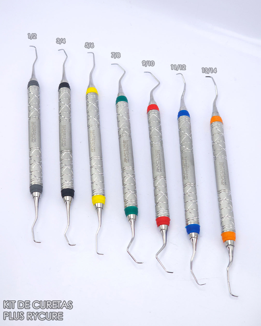 Kit de 7 Curetas de Gracey Plus RYCURE