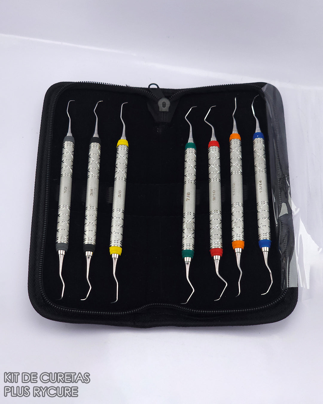 Kit de 7 Curetas de Gracey Plus RYCURE