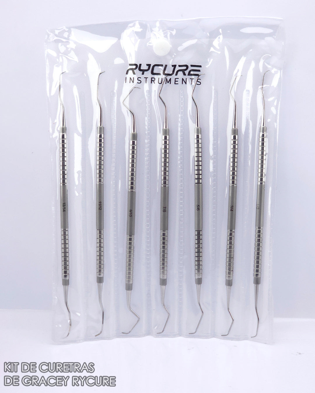 Kit de 7 Curetas de Gracey RYCURE