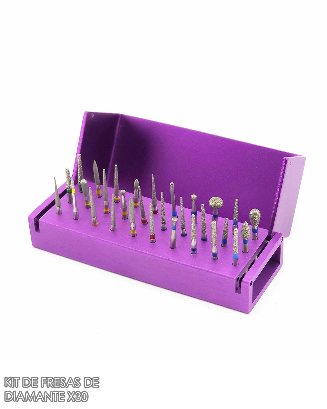 Kit de Fresas de Diamante X30 Con Fresero