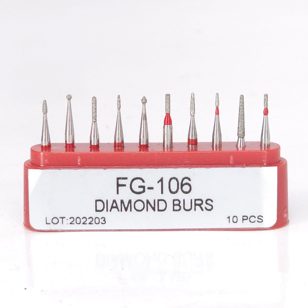 Kit de Fresas de Diamante Pediátricas x10