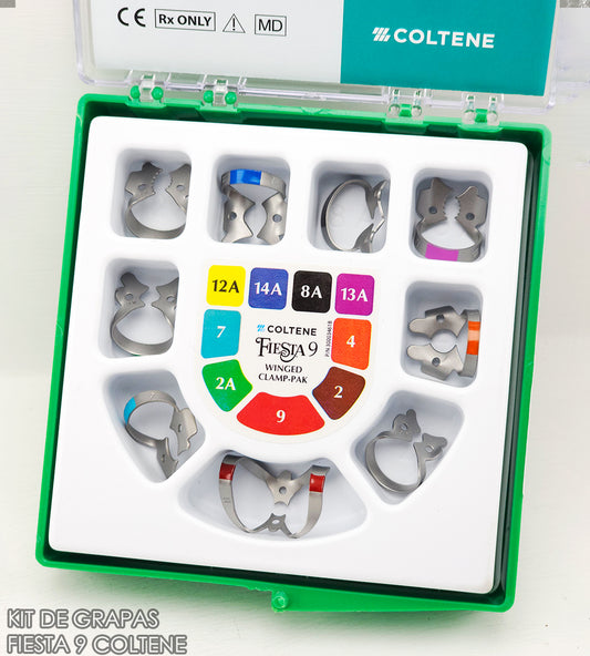 Kit de Grapas Coltene Fiesta x9 Con Alas