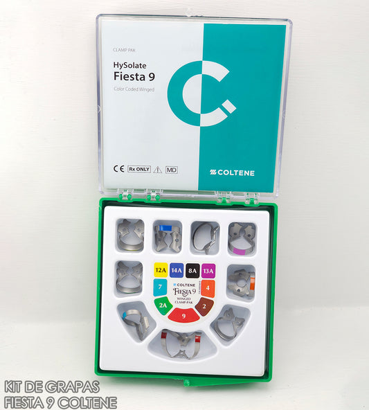 Kit de Grapas Coltene Fiesta x9 Con Alas