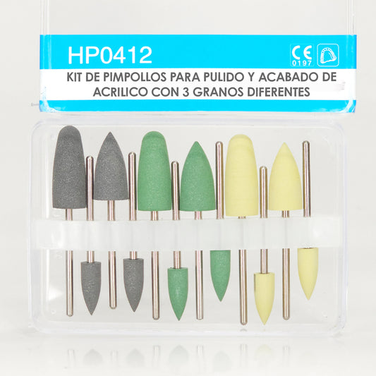 Kit de 12 Pimpollos de Goma Variados