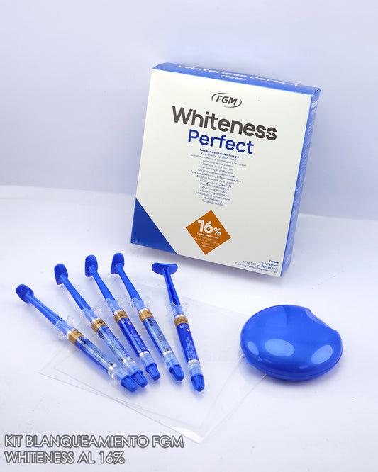 Kit de Blanqueamiento Whiteness Perfect FGM 16% Peroxido de Carbamida