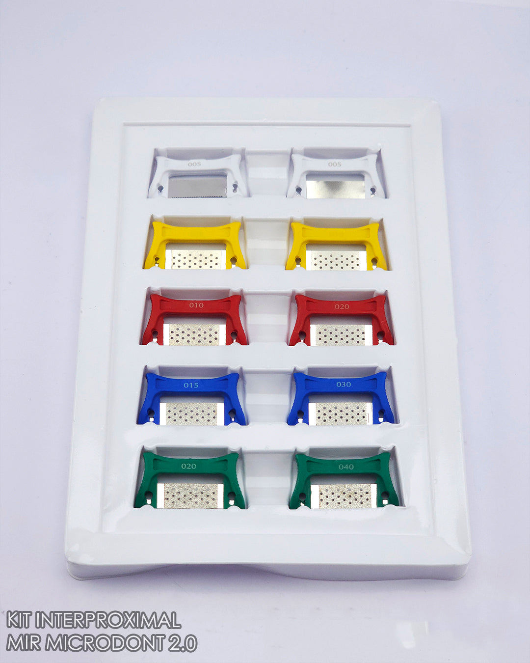 Kit de Desgaste Interproximal MIR 2.0 Microdont (10 repuestos)