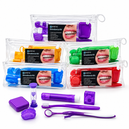 Cartuchera kit de ortodoncia higiene bucal