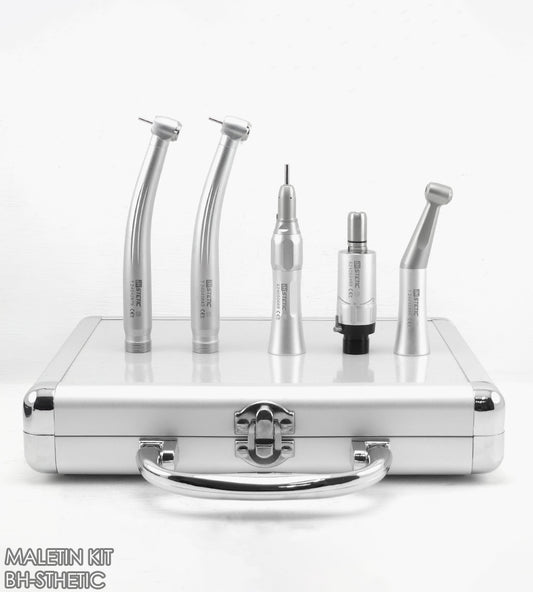 Kit de Maletín BH-STETIC 2 Turbinas BH-1 y Kit de Micromotor Push-Button