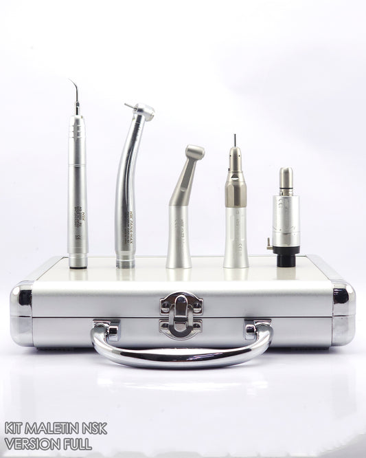 Kit de Maletín NSK Plus Turbina LED, Kit de Micromotor FX y Scaler