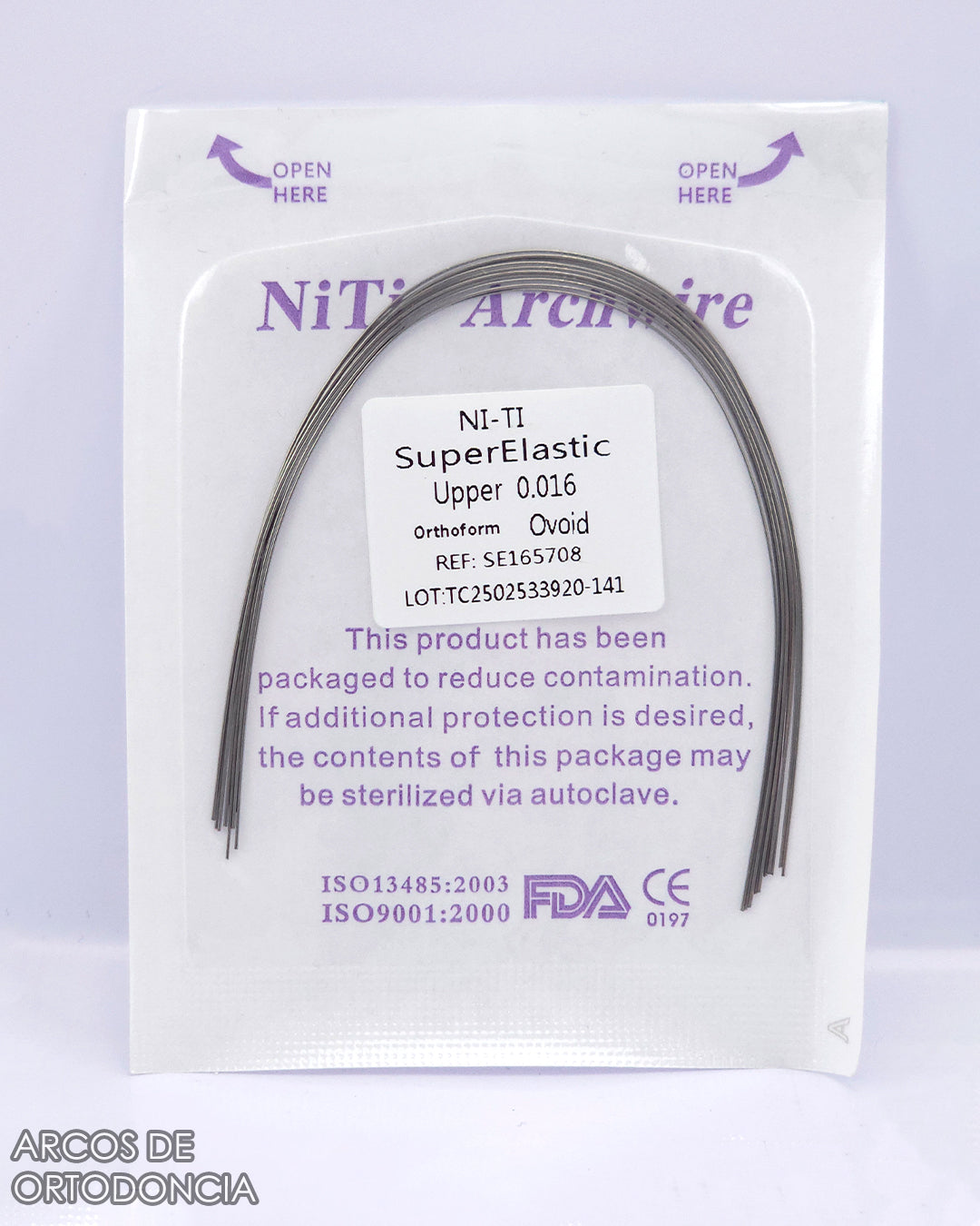 Arcos de Ortodoncia Redondos Niti x10 und