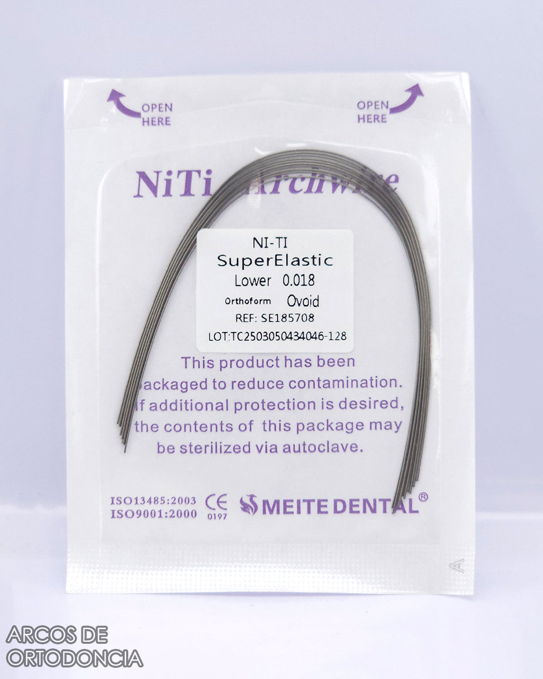 Arcos de Ortodoncia Redondos Niti x10 und