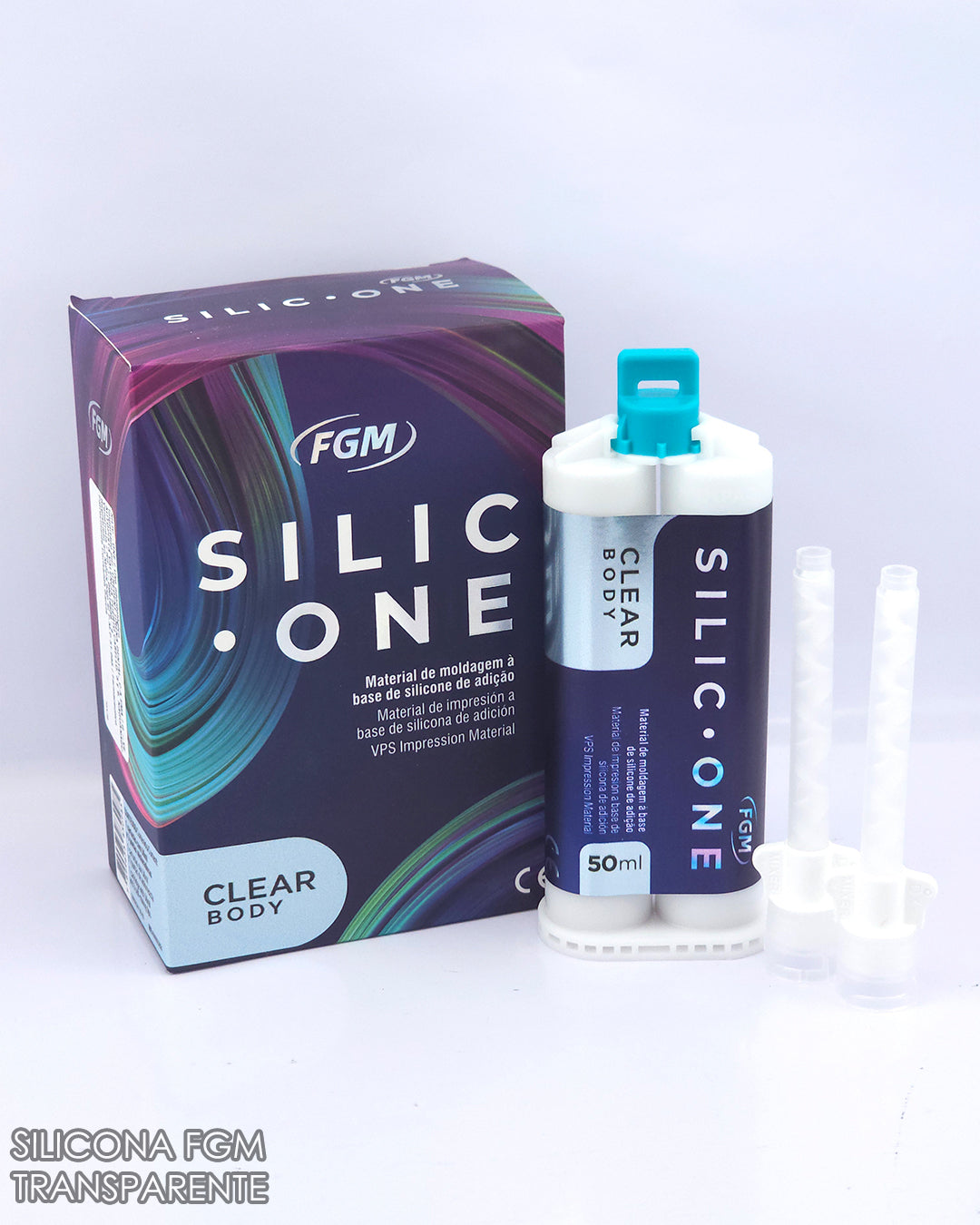 Silicona Transparente por Adición FGM SILIC-ONE 50ml