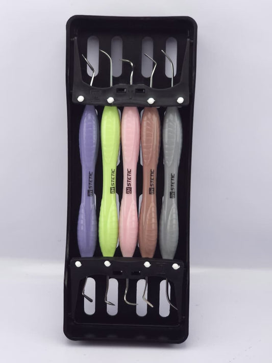 Kit de espátulas de Resina italianas x5 BH-Stetic