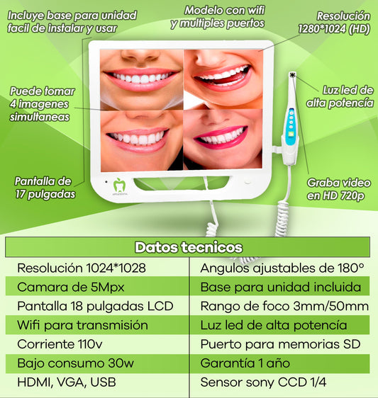 Cámara Intra Oral Appledental WIFI