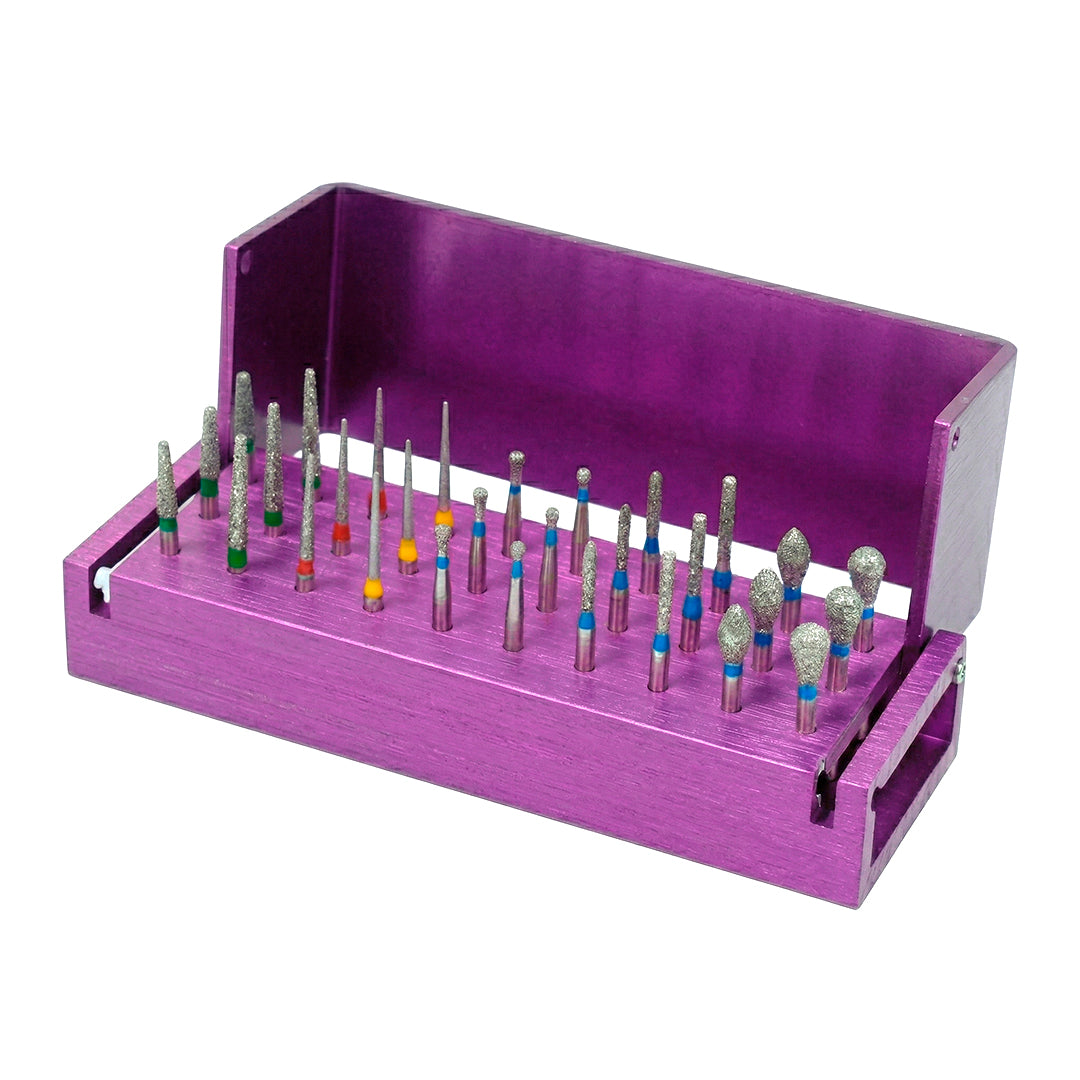 Kit de Fresas de Diamante X30 Con Fresero