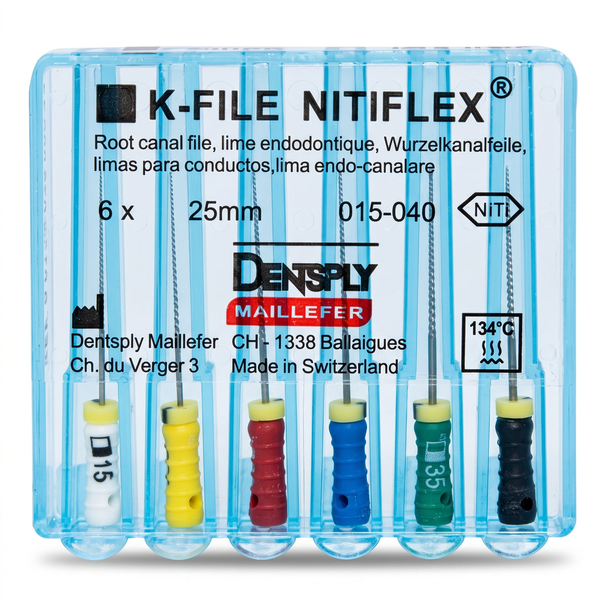 Limas de Endodoncia K-Files (NITI FLEX) Dentsply