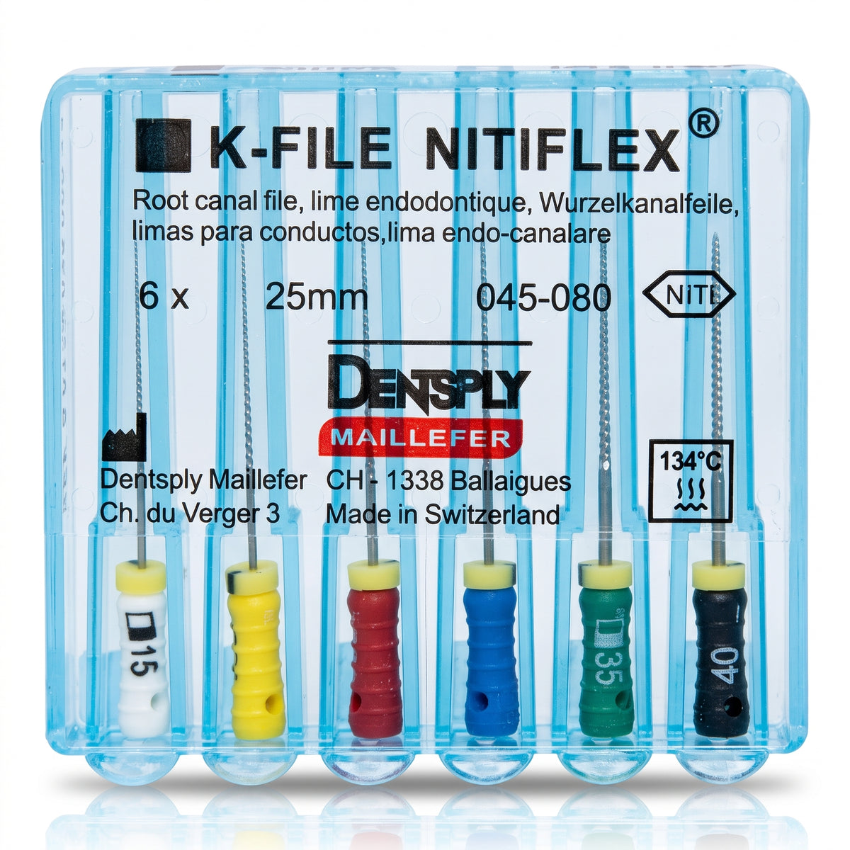 Limas de Endodoncia K-Files (NITI FLEX) Dentsply
