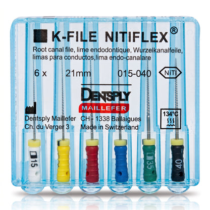 Limas de Endodoncia K-Files (NITI FLEX) Dentsply